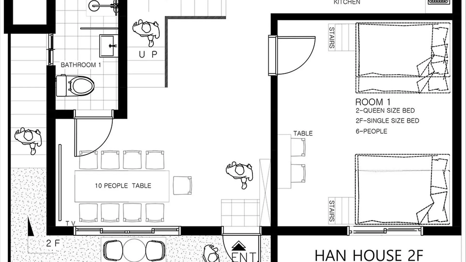 Han House Rooftop 4Br And 3Bath Bbq 首爾 0*,  韩国