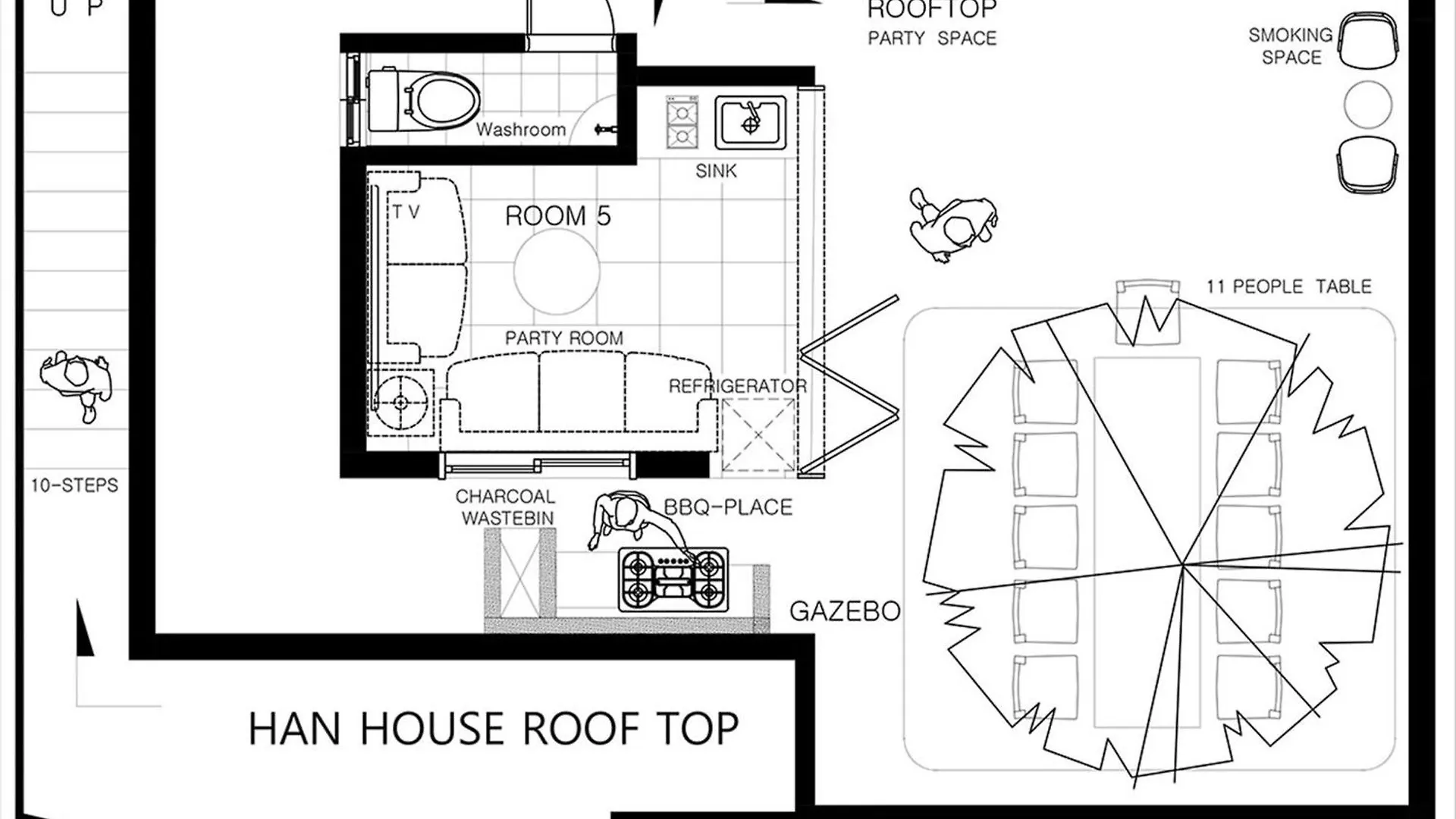 别墅 Han House Rooftop 4Br And 3Bath Bbq 首爾